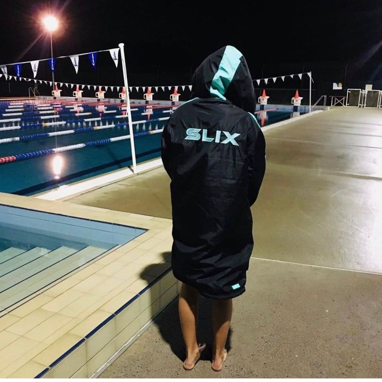 SLIX UNISEX SPORTS PARKA/DECK COAT - NEON YELLOW