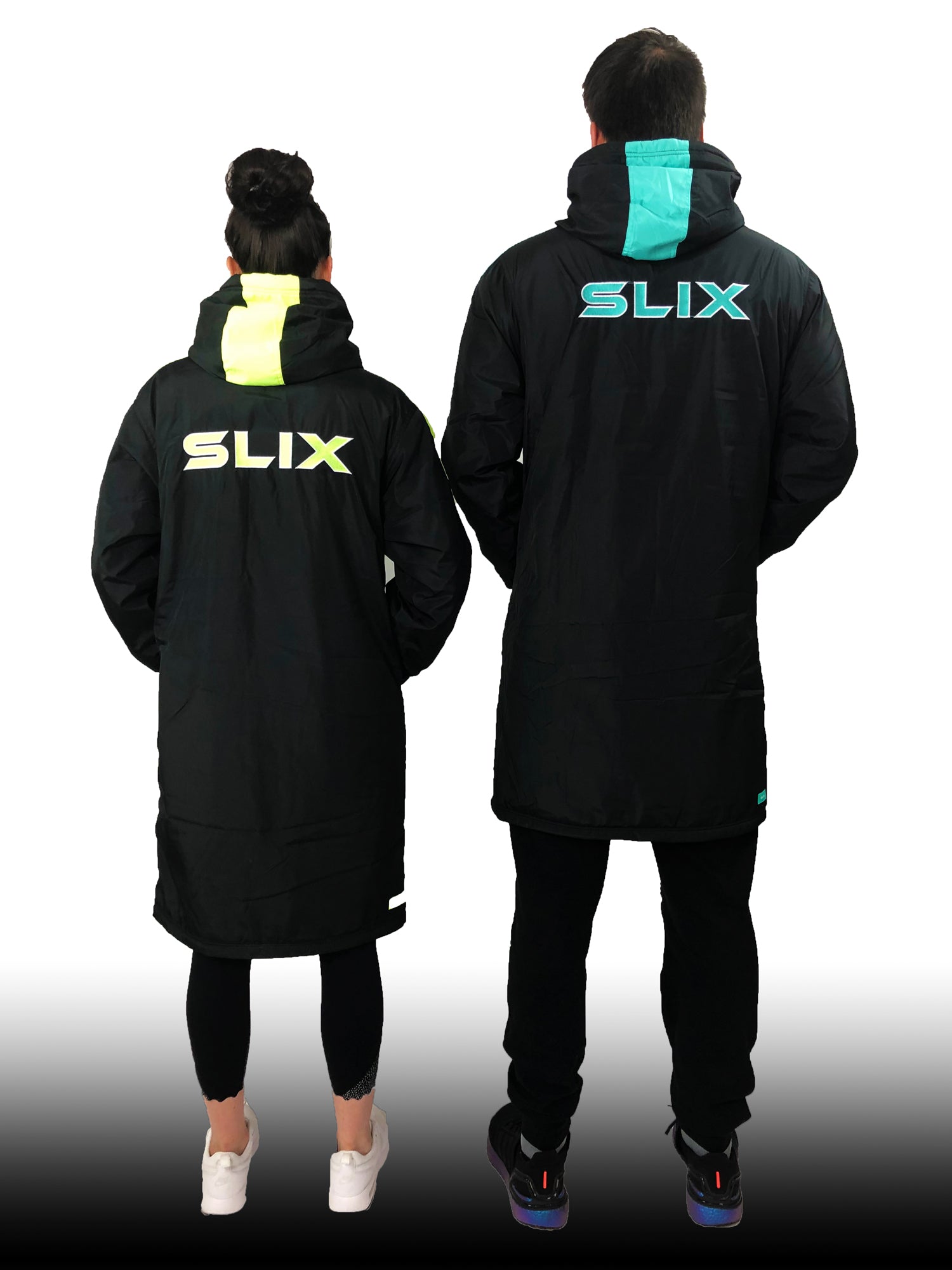 SLIX UNISEX SPORTS PARKA/DECK COAT - NEON YELLOW